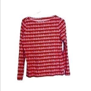 TALBOTS Petites - COTTON BATEAU NECK TEE - size:Mp